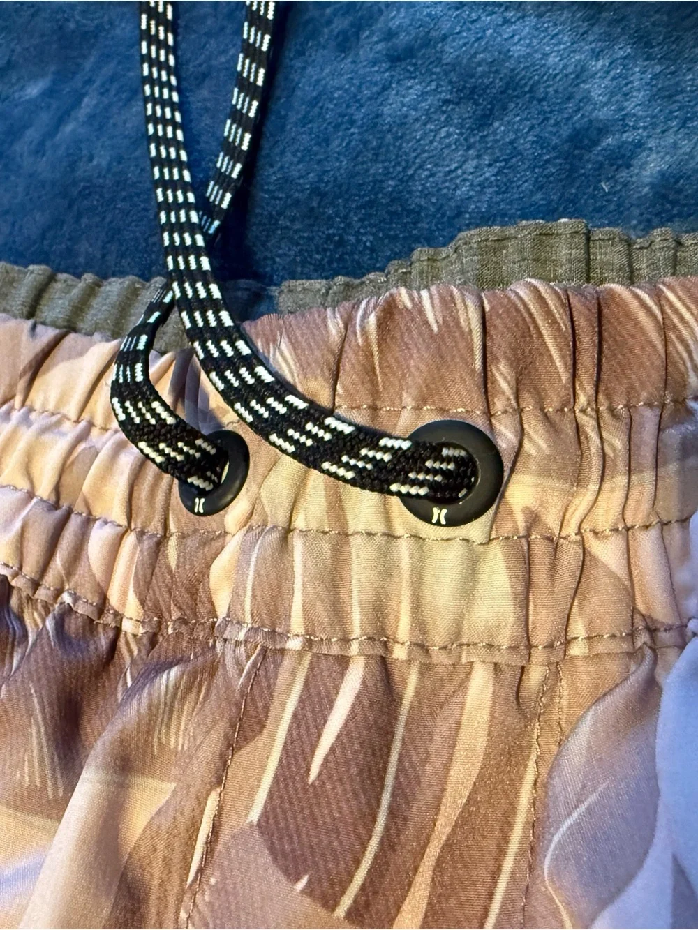 Men’s Small Hurley Pink Monstera Swim Trunks - Great Condition